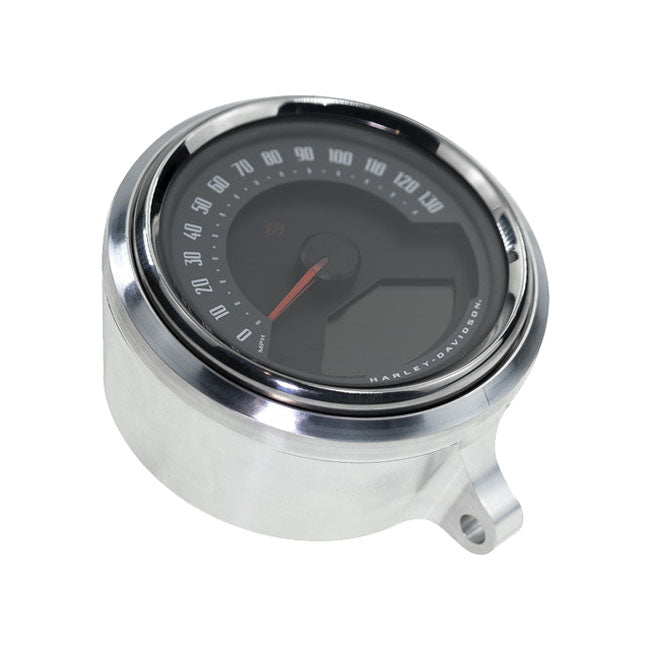 Kraus Motor Co. S1 Gauge Bucket, Machine Finish - 18+ Softail Speedometer/Tacho Brackets Kraus Motor Co.