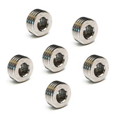 Feuling, crankcase drain plug, shorter 0.265" (6-pk) PRIMARY CASE PLUGS Feuling
