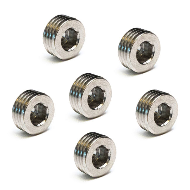 Feuling, crankcase drain plug, shorter 0.265" (6-pk) PRIMARY CASE PLUGS Feuling