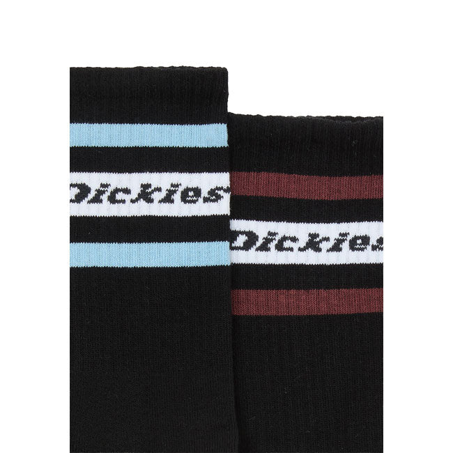 Dickies Genola Socks, Black/Tibetan Red Socks Dickies