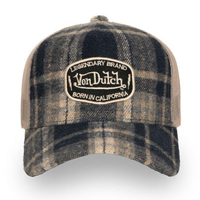Von Dutch Carreaux cap gray CAPS Von Dutch