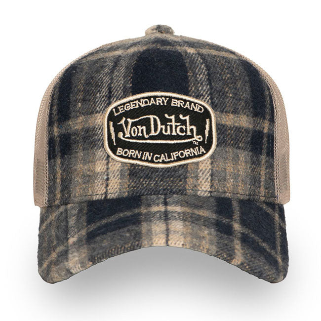 Von Dutch Carreaux cap gray CAPS Von Dutch