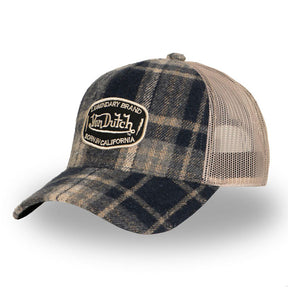 Von Dutch Carreaux cap gray CAPS Von Dutch