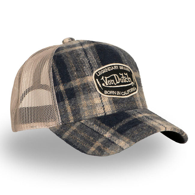 Von Dutch Carreaux cap gray CAPS Von Dutch
