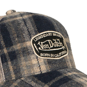 Von Dutch Carreaux cap gray CAPS Von Dutch