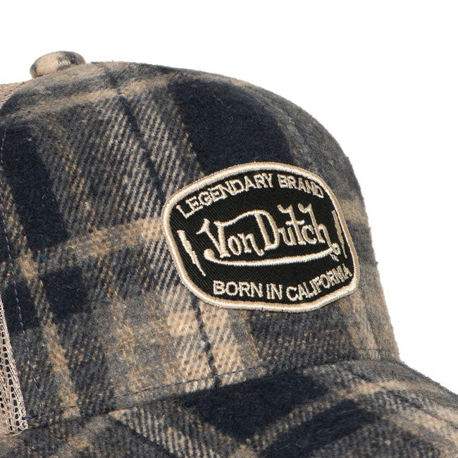 Von Dutch Carreaux cap gray CAPS Von Dutch