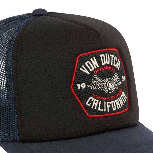 Von Dutch Foam Eye cap blue/black CAPS Von Dutch