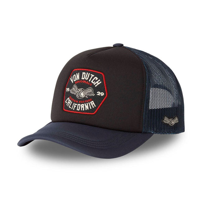 Von Dutch Foam Eye cap blue/black CAPS Von Dutch