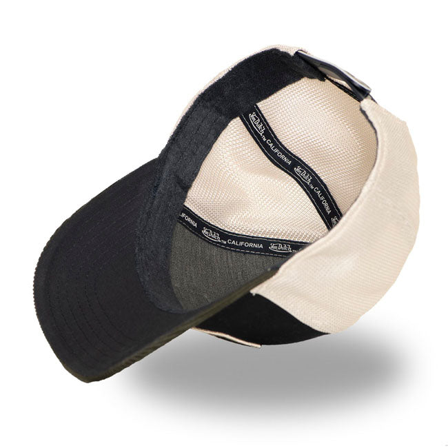 Von Dutch Semi-Curved Skull cap black/green/white CAPS Von Dutch