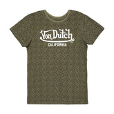Von Dutch Leopard female t-shirt green T-SHIRTS Von Dutch