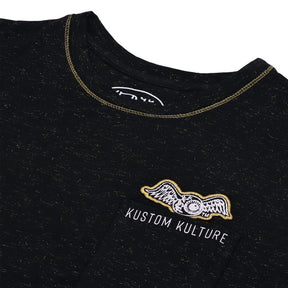 Von Dutch Strass female t-shirt black T-SHIRTS Von Dutch