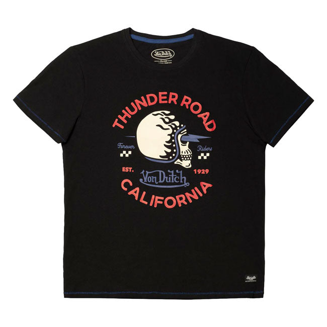 Von Dutch Again t-shirt black T-SHIRTS Von Dutch