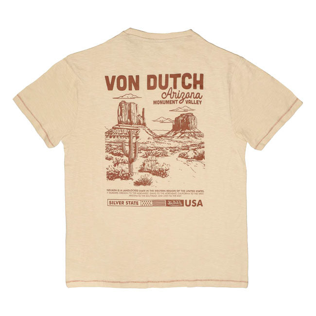 Von Dutch Arizo t-shirt cream Von Dutch