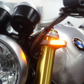 Heinz Bikes Turnsig Led 47/49 Mm Ch Turn Signals Heinz Bikes