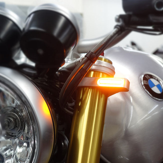 Heinz Bikes Turnsig Led 47/49 Mm Ch Turn Signals Heinz Bikes