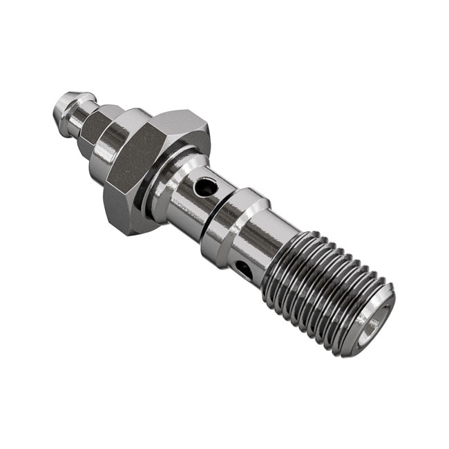 Goodridge, M10 x 1.00 double banjo bolt with bleed nipple BANJO BOLTS Goodridge