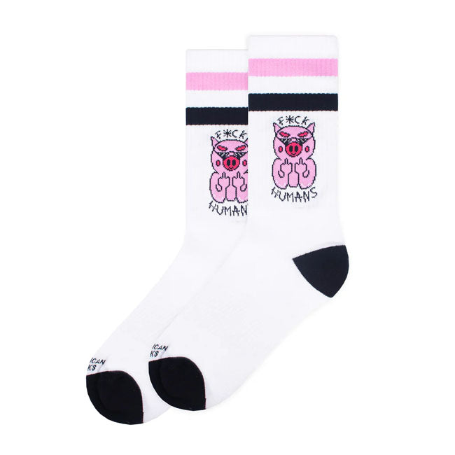 American Socks F*ck Humans Mid High socks Socks American Socks