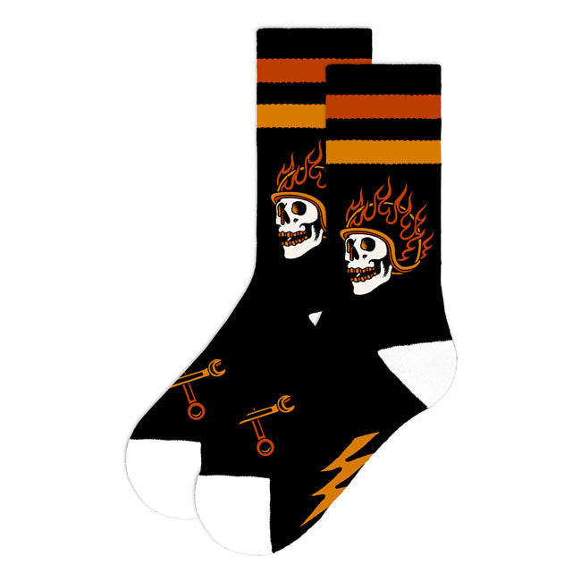 American Socks Piston Rebels Mid High socks black Socks American Socks