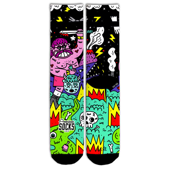 American Socks Barbarian Signature socks black Socks American Socks