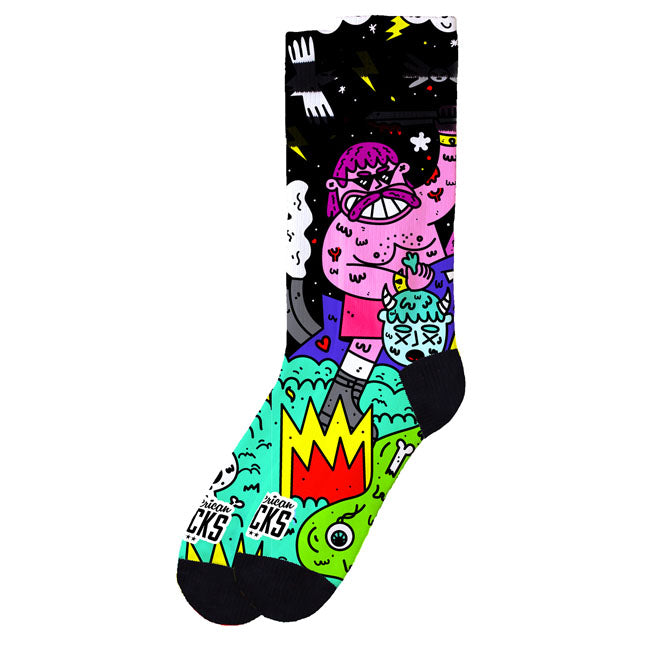 American Socks Barbarian Signature socks black Socks American Socks