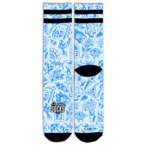 American Socks Freaked Signature socks blue Socks American Socks