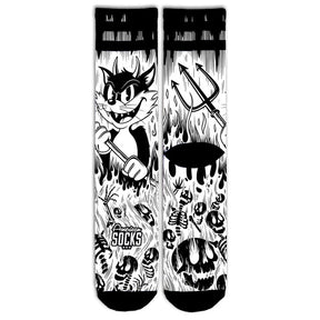 American Socks Evil Cat Signature socks white Socks American Socks