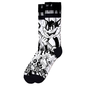 American Socks Evil Cat Signature socks white Socks American Socks
