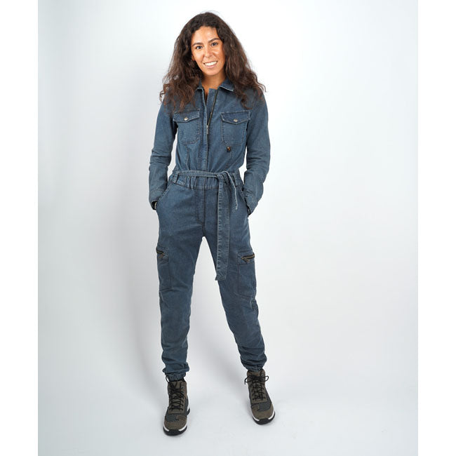 By City Black Hawk ladies overall denim OVERALLS By City