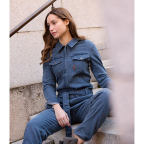 By City Black Hawk ladies overall denim OVERALLS By City