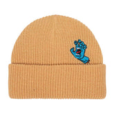 Santa Cruz Screaming Mini Hand beanie wheat BEANIES Santa Cruz