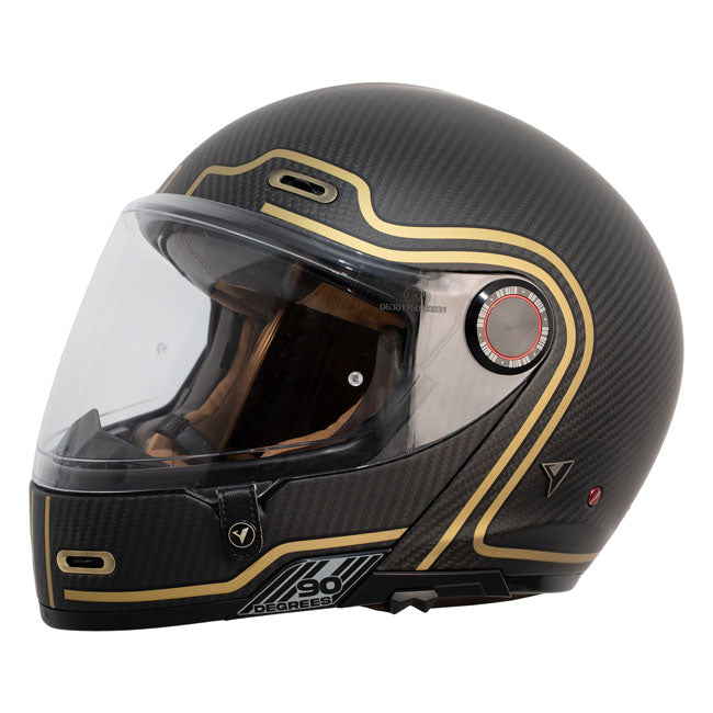 By City 90 Degrees Carbon helmet gold HELMETS By City