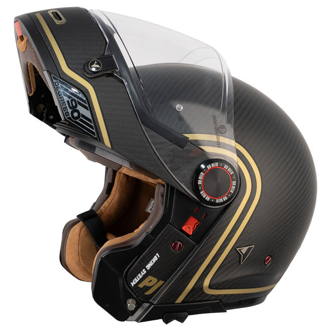 By City 90 Degrees Carbon helmet gold HELMETS By City
