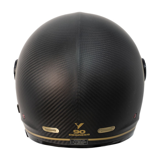 By City 90 Degrees Carbon helmet gold HELMETS By City