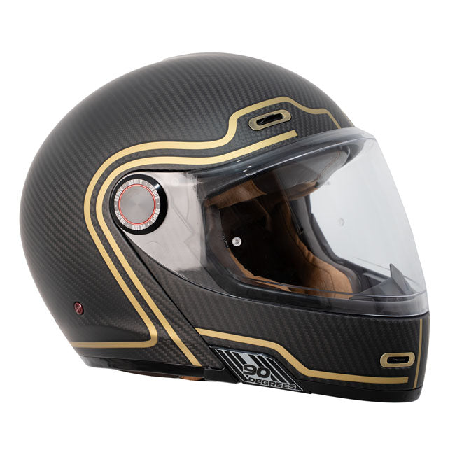 By City 90 Degrees Carbon helmet gold HELMETS By City