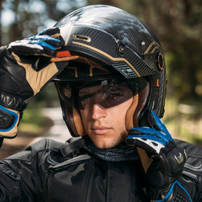 By City 90 Degrees Carbon helmet gold HELMETS By City