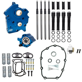 S&S Cycle Cam Chest Kt W/O Cams Chain Drive Wtr Cooled Blk Pr M8 17 23 Cams S&S Cycle