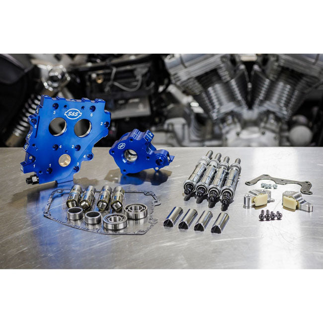 S&S Cycle Cam Chest Kt W/O Cams Chain Drive Oil Cooled Blk Pr Tc 99 06 Cams S&S Cycle