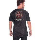 WCC Motorcycle Co. Vintage t-shirt black wash T-SHIRTS West Coast Choppers