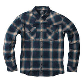 WCC Outlaw Flannel shirt blue/beige SHIRTS West Coast Choppers