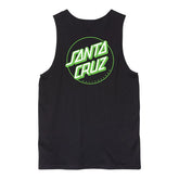 Santa Cruz Partial Dot top black TANK TOPS Santa Cruz