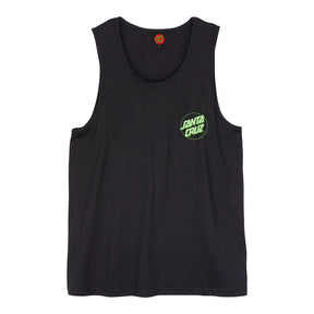 Santa Cruz Partial Dot top black TANK TOPS Santa Cruz