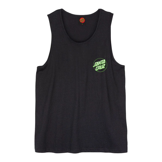 Santa Cruz Partial Dot top black TANK TOPS Santa Cruz