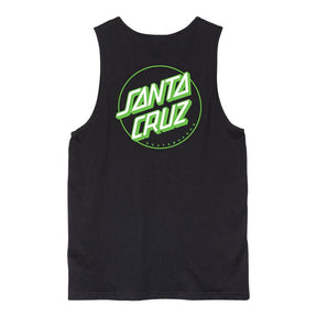 Santa Cruz Partial Dot top black TANK TOPS Santa Cruz