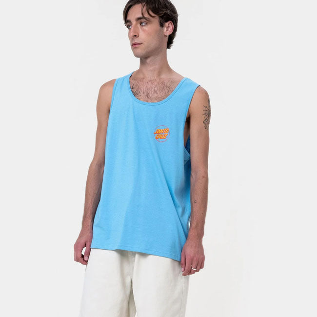 Santa Cruz Partial Dot top pacific blue TANK TOPS Santa Cruz