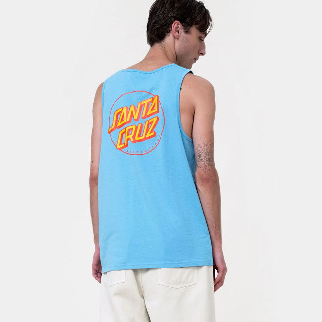 Santa Cruz Partial Dot top pacific blue TANK TOPS Santa Cruz