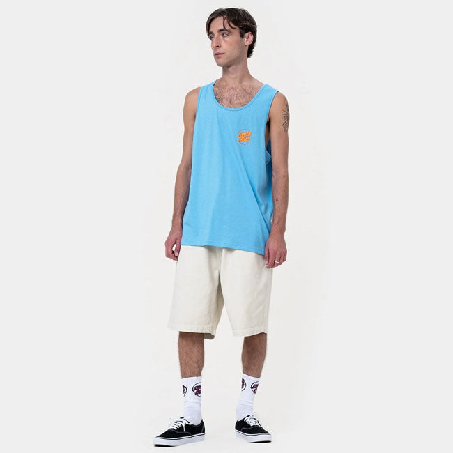 Santa Cruz Partial Dot top pacific blue TANK TOPS Santa Cruz