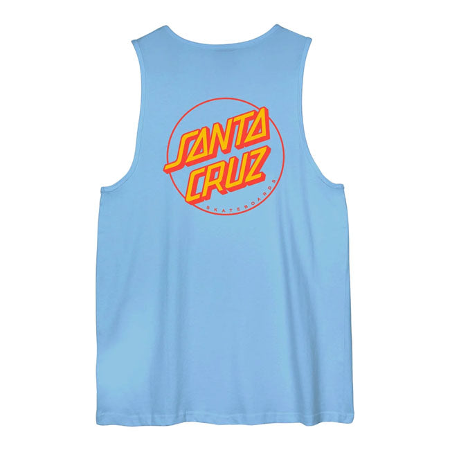 Santa Cruz Partial Dot top pacific blue TANK TOPS Santa Cruz