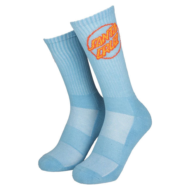 Santa Cruz Partial Dot sock pacific blue&black Socks Santa Cruz