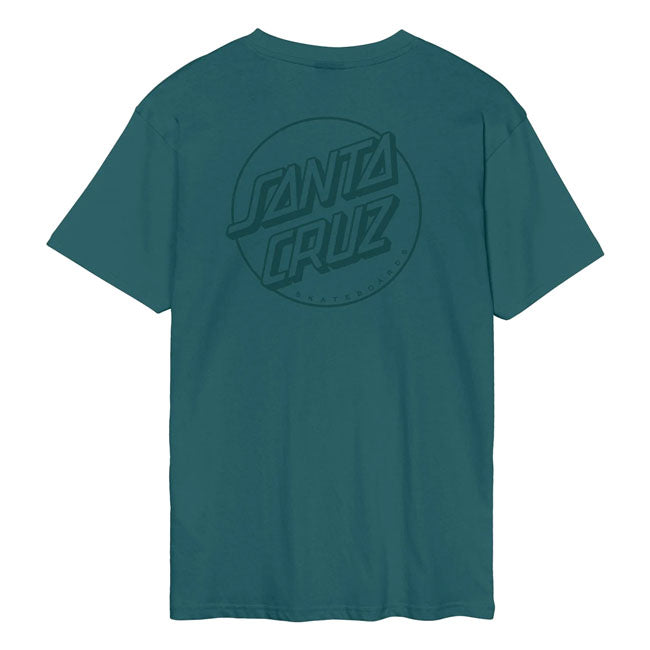 Santa Cruz Tonal Opus Dot Stripe t-shirt cosmic teal T-SHIRTS Santa Cruz