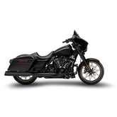 Zard 4.33 Inches Slip On Muffler Hd Touring Black E4 Exhaust Slip-Ons And Mufflers Zard